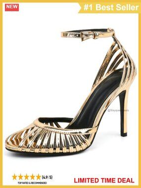 Pointed Toe Strappy Stiletto Heels Ankle Strap Sandals for Wedding